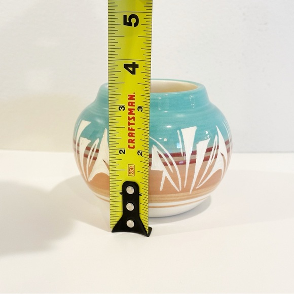Vintage Navajo Western Southwestern Handmade Vase Bowl Pottery Home Decor - Picture 5 of 5